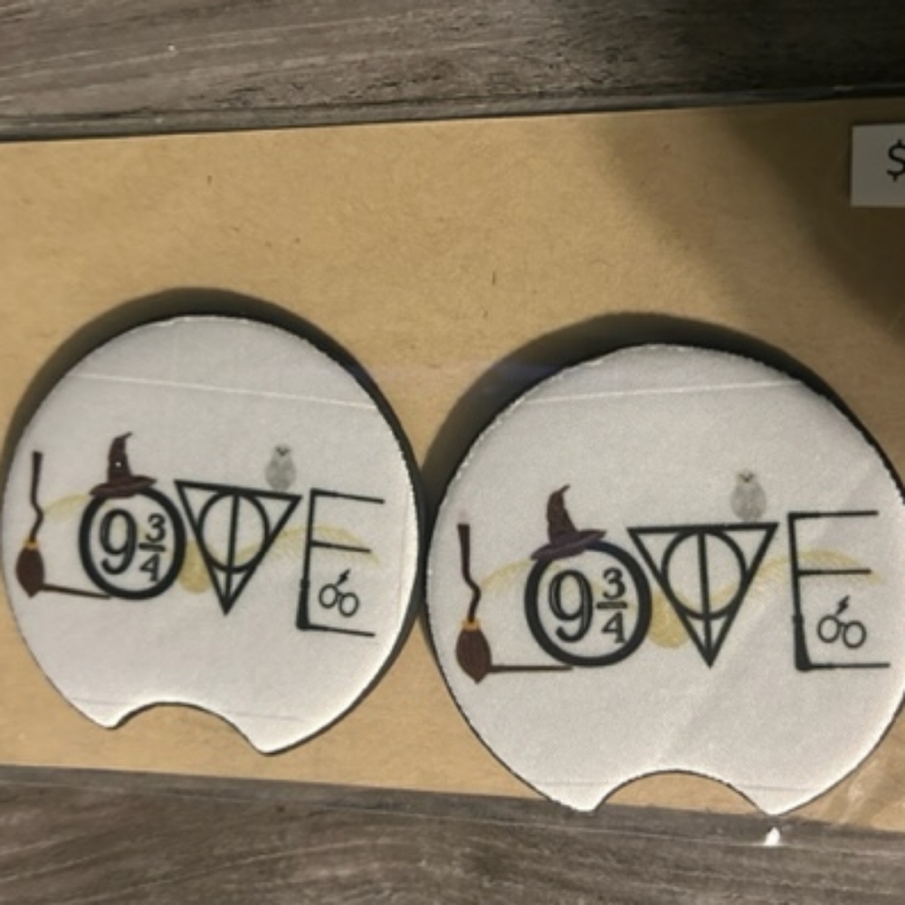 Homemade car coasters - Picture 2 of 4